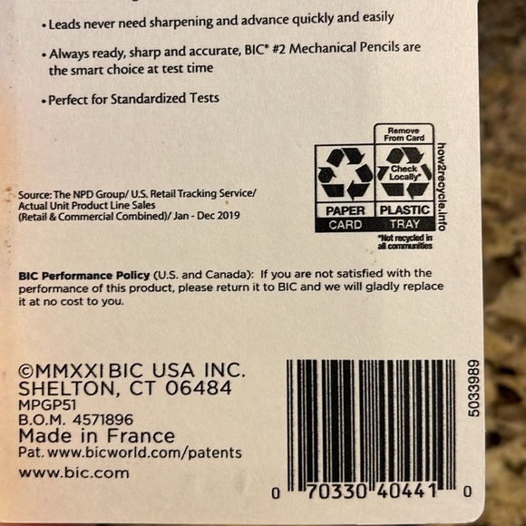 (6) NEW packs of (5) .7mm mechanical xtra soft comfort grip mechanical = 30 qty - Picture 7 of 9